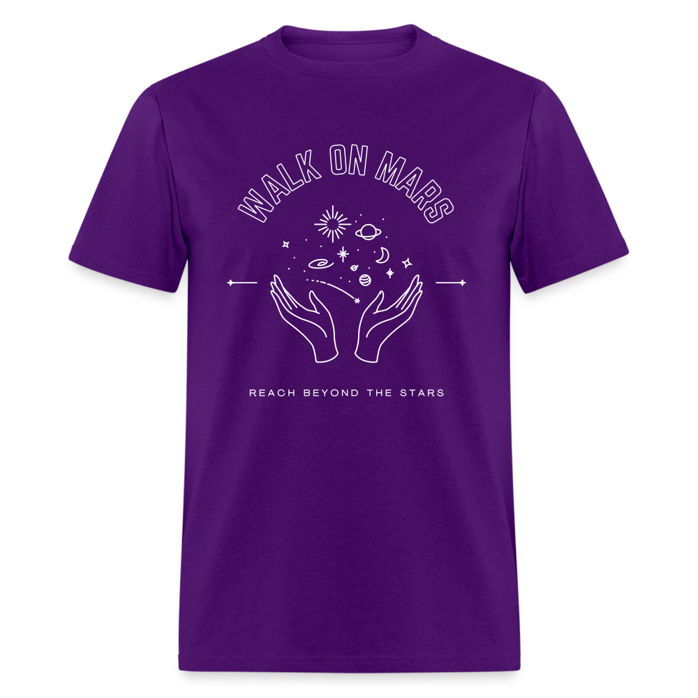 "Reach Beyond the Stars" T-Shirt - purple