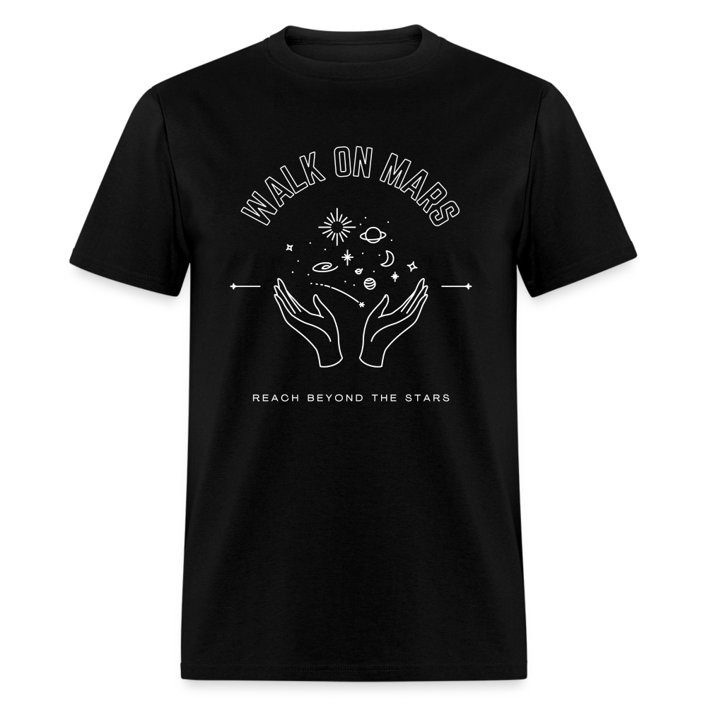 "Reach Beyond the Stars" T-Shirt - black